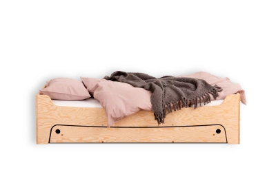 Kinderbett mit Schublade und Lattenrost TILA 10 Montessori Holz