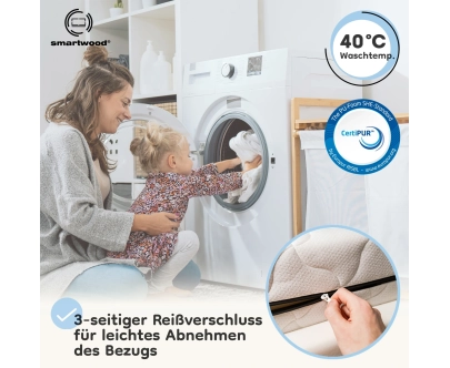 Schaumstoffmatratze für Kinder 9 cm mittlerer Härtegrad (H2) - für Schublade