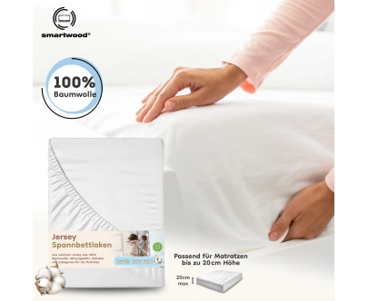 Set Schaumstoffmatratze 12 cm mit Bettlaken für Kinder mittlerer Härtegrad (H2)