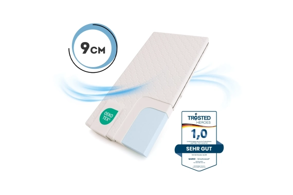 Schaumstoffmatratze für Kinder 9 cm mittlerer Härtegrad (H2) - für Schublade