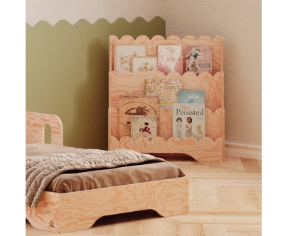 Kinderbücherregal LULU Montessori aus Holz