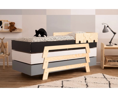 Geländer für Kinderbetten PUZZLE Montessori Holz