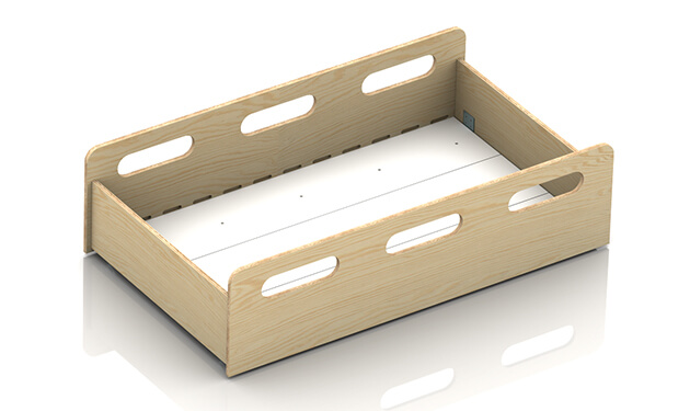 Holzschublade zur Aufbewahrung